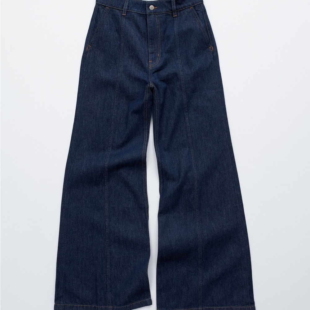 & Other Stories Boot-Cut Wrap Seam Jeans size 44 - Picture 6 of 9